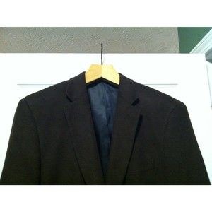 NAUTICA MENS NEW BROWN 85%POLYESTER 15%VISCOSE SPORT COAT JACKET BLAZER SIZE:42S